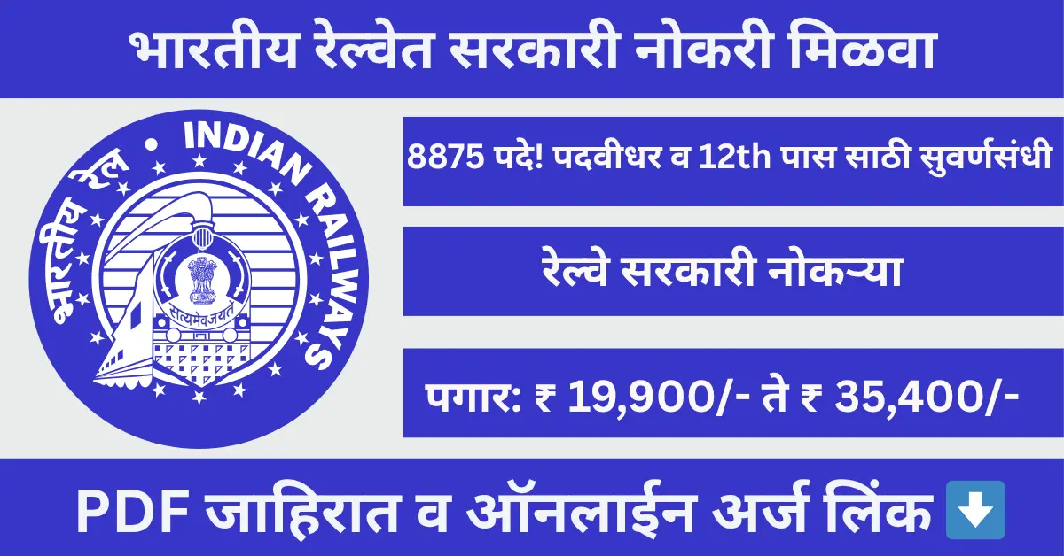 RRB NTPC Bharti 2025, RRB भरती, रेल्वे नौकरी, पदवीधर संधी, 12 वी पास भरती